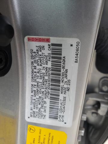 JTHBF30G430099706 - 2003 LEXUS ES 300 SILVER photo 12