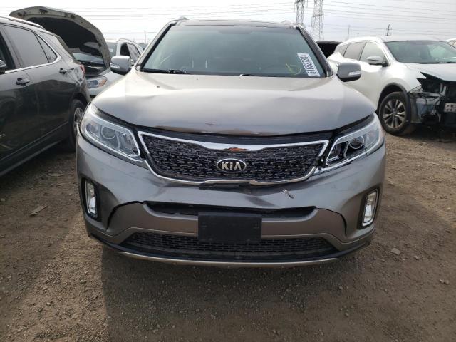 5XYKW4A75EG502210 - 2014 KIA SORENTO SX BROWN photo 5