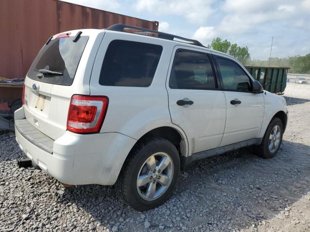 1FMCU0D79BKC47772 - 2011 FORD ESCAPE XLT WHITE photo 3