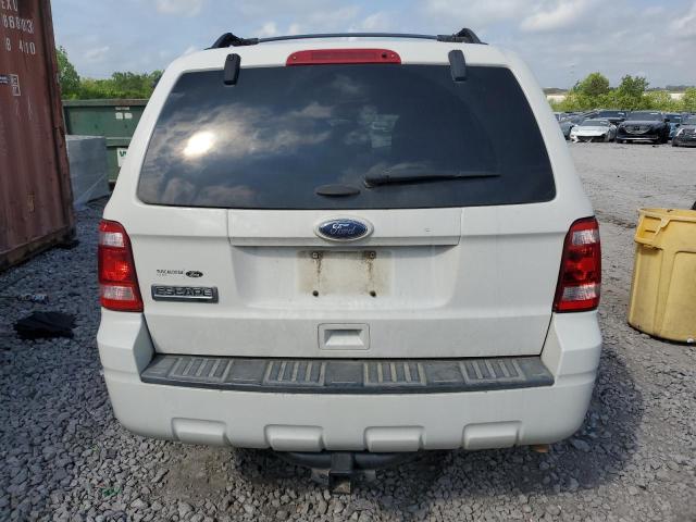 1FMCU0D79BKC47772 - 2011 FORD ESCAPE XLT WHITE photo 6