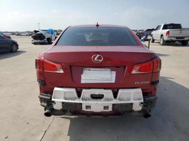 JTHBF5C26C5163906 - 2012 LEXUS IS 250 RED photo 6