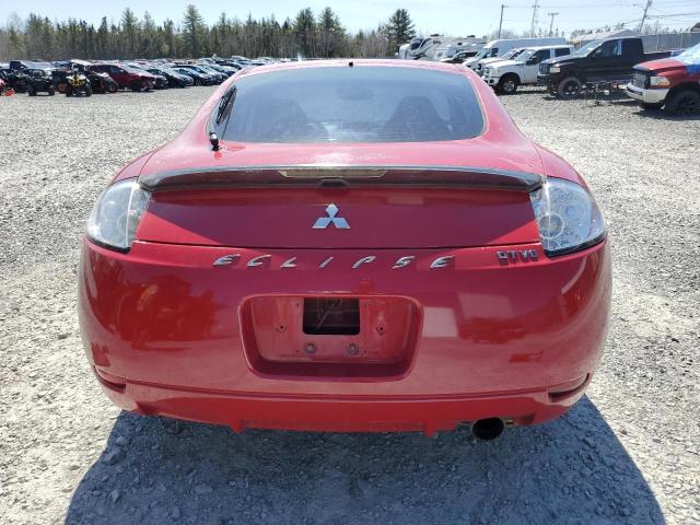 4A3AK34T76E601189 - 2006 MITSUBISHI ECLIPSE GT RED photo 6