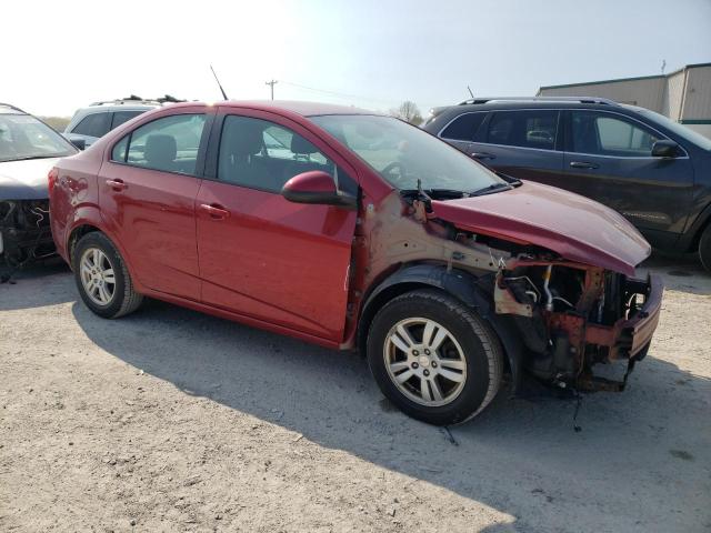 1G1JA5SH6C4215812 - 2012 CHEVROLET SONIC LS RED photo 4