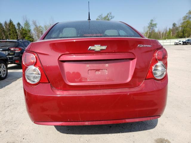 1G1JA5SH6C4215812 - 2012 CHEVROLET SONIC LS RED photo 6