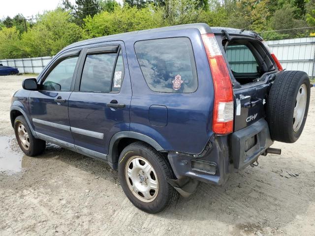 SHSRD78506U430649 - 2006 HONDA CR-V LX BLUE photo 2