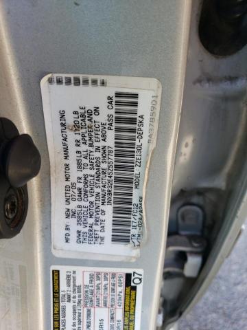 1NXBR32E45Z557787 - 2005 TOYOTA COROLLA CE SILVER photo 12