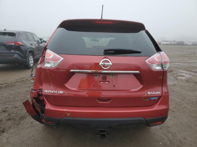 5N1AT2MV4EC829569 - 2014 NISSAN ROGUE S RED photo 6