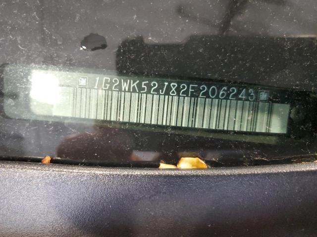 1G2WK52J82F206243 - 2002 PONTIAC GRAND PRIX SE 灰色 照片 13