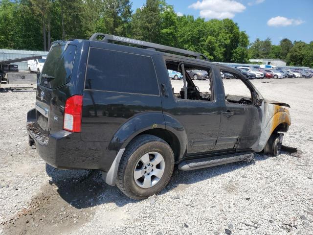 5N1AR18U87C604603 - 2007 NISSAN PATHFINDER LE 黑色 照片 3