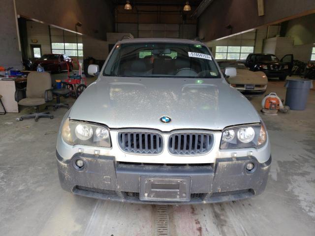 WBXPA73424WC43790 - 2004 BMW X3 2.5I SILVER photo 5