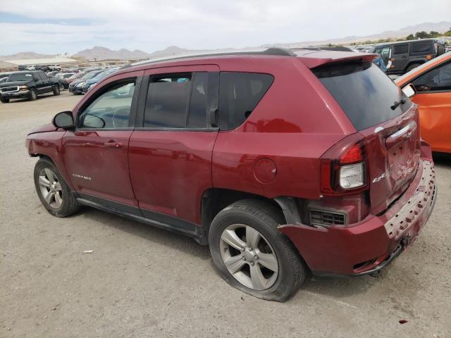 1C4NJDEB3ED830296 - 2014 JEEP COMPASS LATITUDE BURGUNDY photo 2