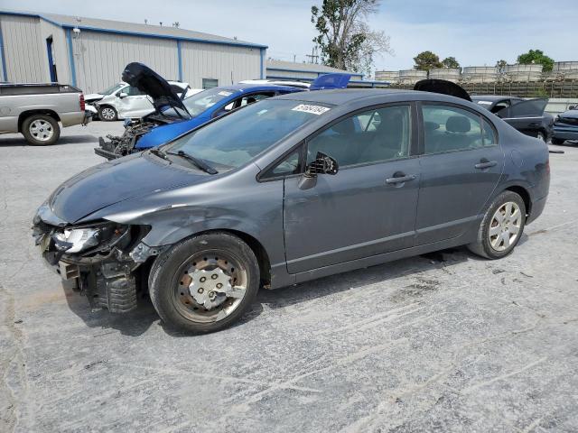 19XFA16529E036535 - 2009 HONDA CIVIC LX GRAY photo 1