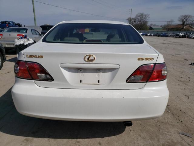 JTHBF30G630105540 - 2003 LEXUS ES 300 WHITE photo 6