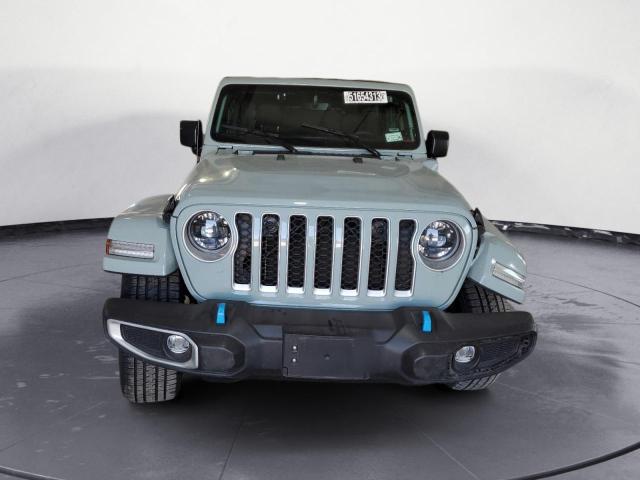 1C4JJXP61PW627317 - 2023 JEEP WRANGLER SAHARA 4XE GRAY photo 5