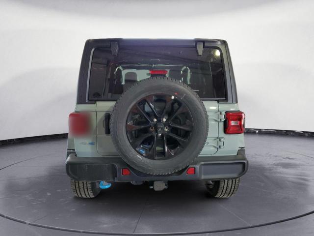 1C4JJXP61PW627317 - 2023 JEEP WRANGLER SAHARA 4XE GRAY photo 6