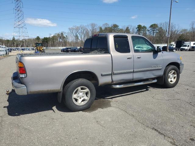 5TBBT44142S227145 - 2002 TOYOTA TUNDRA ACCESS CAB ნაცრისფერი ფოტო 3