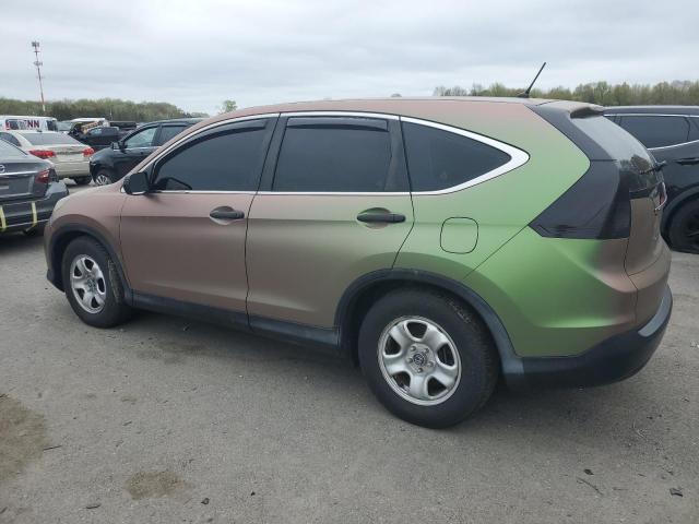 3CZRM3H34EG708664 - 2014 HONDA CR-V LX GREEN photo 2