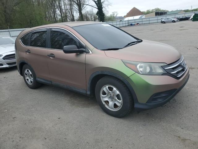 3CZRM3H34EG708664 - 2014 HONDA CR-V LX GREEN photo 4