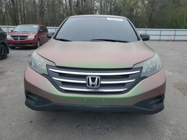 3CZRM3H34EG708664 - 2014 HONDA CR-V LX GREEN photo 5