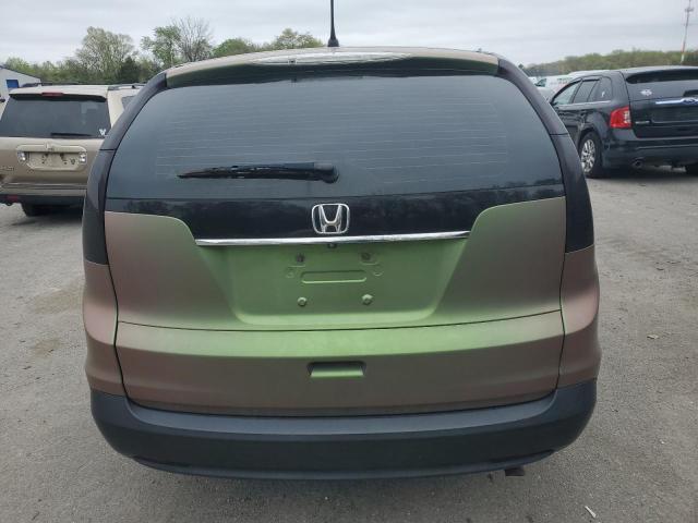 3CZRM3H34EG708664 - 2014 HONDA CR-V LX GREEN photo 6