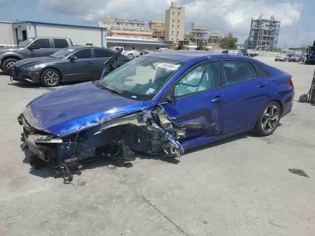 KMHLS4AG4PU480486 - 2023 HYUNDAI ELANTRA SEL BLUE photo 1