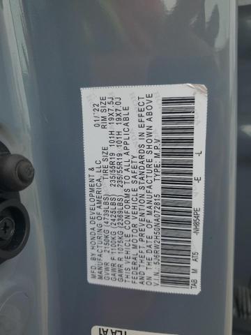 5J6RW2H58NA013530 - 2022 HONDA CR-V EX 灰色 照片 12