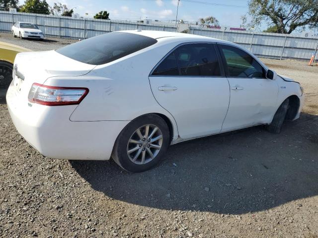 4T1BB3EK5AU118663 - 2010 TOYOTA CAMRY HYBRID WHITE photo 3