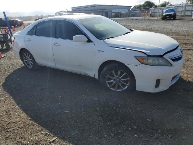 4T1BB3EK5AU118663 - 2010 TOYOTA CAMRY HYBRID WHITE photo 4