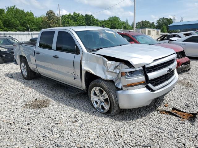 3GCUKPECXJG524342 - 2018 CHEVROLET SILVERADO K1500 CUSTOM SILVER photo 4