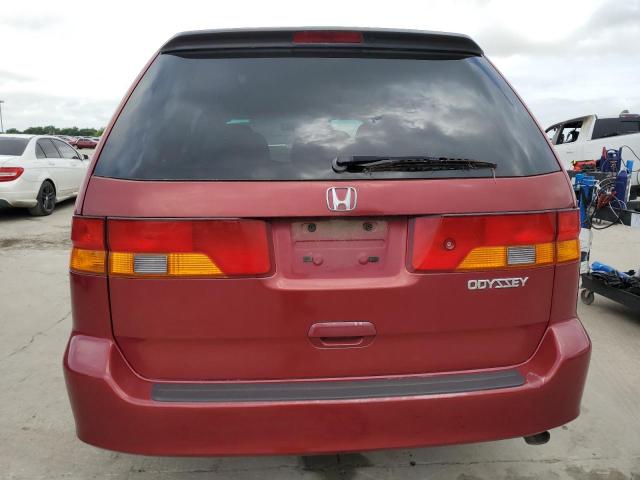 5FNRL185X4B070021 - 2004 HONDA ODYSSEY LX BURGUNDY photo 6