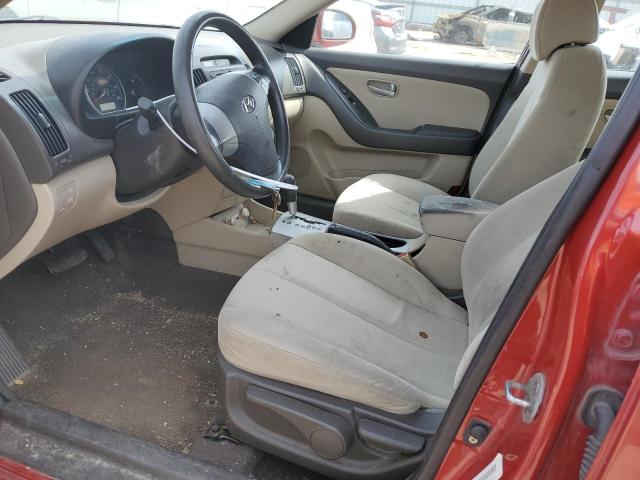 KMHDU46D39U681571 - 2009 HYUNDAI ELANTRA GLS RED photo 7