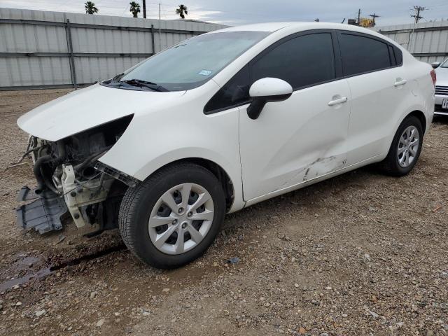 KNADM4A34D6131583 - 2013 KIA RIO LX WHITE photo 1