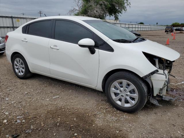 KNADM4A34D6131583 - 2013 KIA RIO LX WHITE photo 4