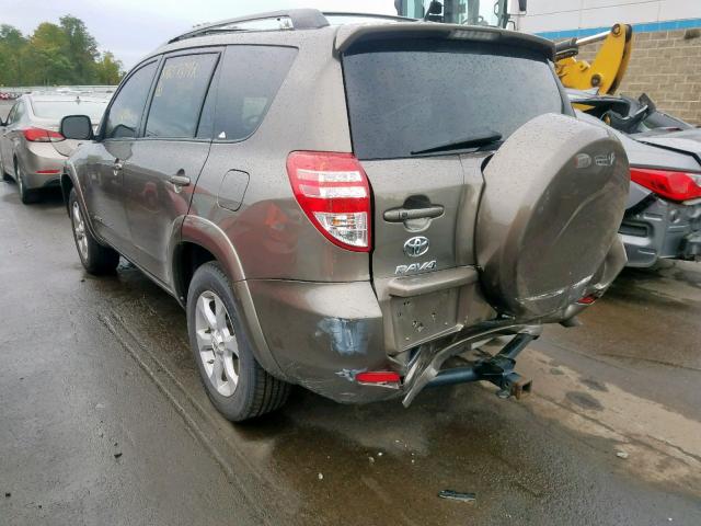 2T3DK4DV1BW043687 - 2011 TOYOTA RAV4 LIMITED  photo 3