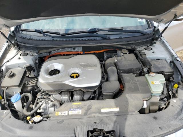 KMHE34L16GA015790 - 2016 HYUNDAI SONATA HYBRID SILVER photo 11