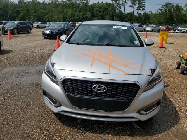 KMHE34L16GA015790 - 2016 HYUNDAI SONATA HYBRID SILVER photo 5