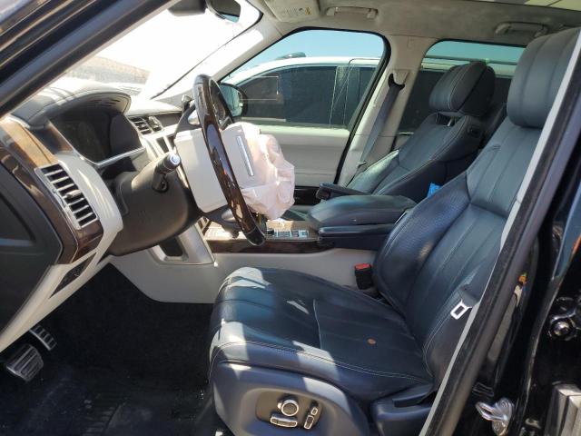 SALGV2FE3HA362482 - 2017 LAND ROVER RANGE ROVE AUTOBIOGRAPHY BLUE photo 7