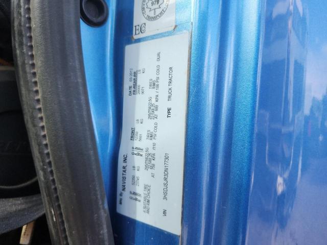 3HSDJSJR3DN177301 - 2013 INTERNATIONAL PROSTAR TURQUOISE photo 10