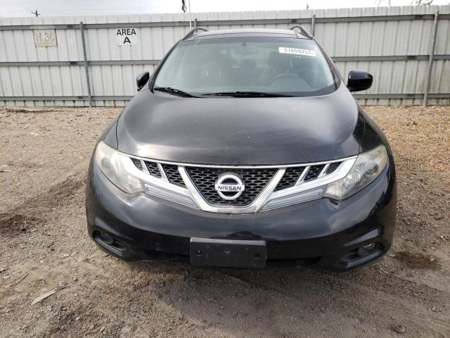 JN8AZ1MU0CW119573 - 2012 NISSAN MURANO S BLACK photo 5