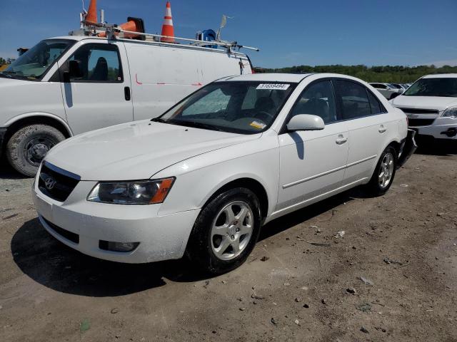 5NPEU46C86H120000 - 2006 HYUNDAI SONATA GLS WHITE photo 1