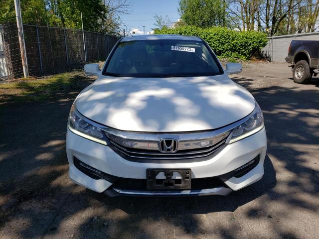 1HGCR2F83GA136317 - 2016 HONDA ACCORD EXL WHITE photo 5