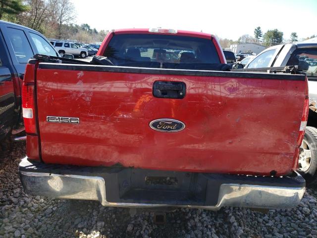 1FTPW14595FB64151 - 2005 FORD F-150 SUPERCREW RED photo 6