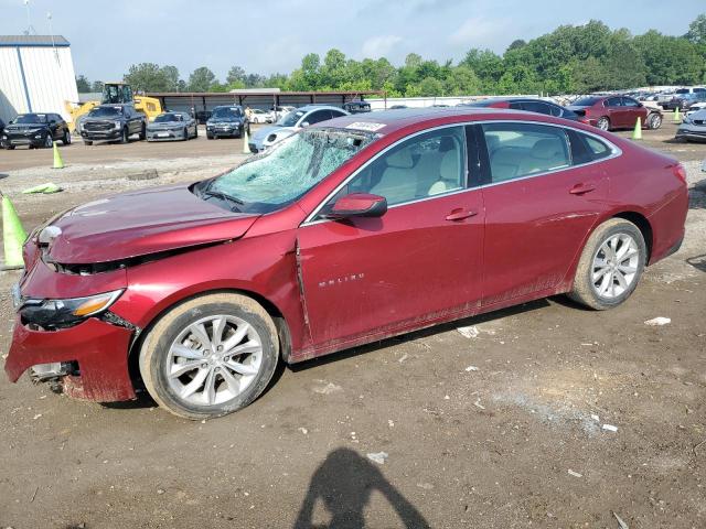 1G1ZD5ST5LF026880 - 2020 CHEVROLET MALIBU LT RED photo 1