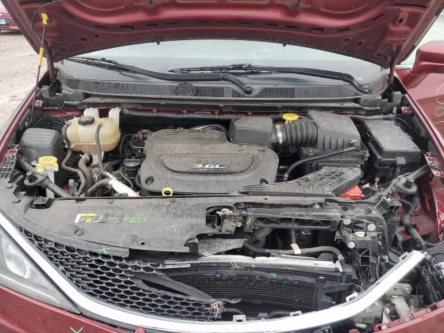 2C4RC1FG7JR172106 - 2018 CHRYSLER PACIFICA TOURING PLUS 勃艮第红 照片 12