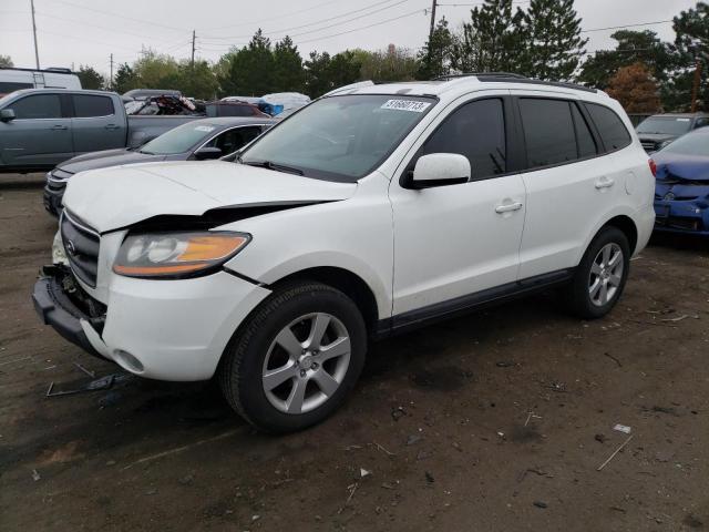 5NMSH73E88H209130 - 2008 HYUNDAI SANTA FE SE WHITE photo 1