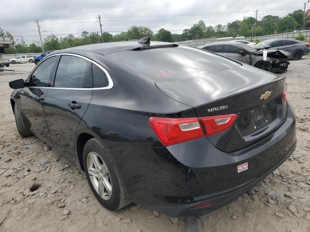 1G1ZC5ST2KF215214 - 2019 CHEVROLET MALIBU LS BLACK photo 2