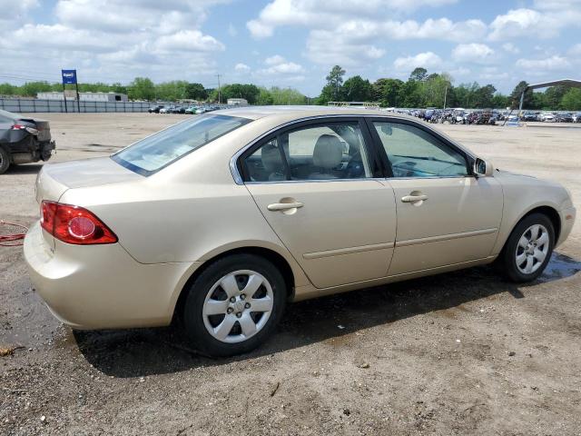 KNAGE123X85197087 - 2008 KIA OPTIMA LX BEIGE photo 3