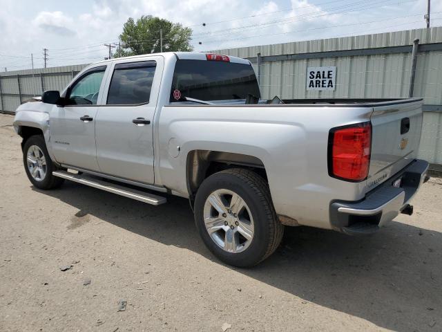 3GCPCPEC4JG165757 - 2018 CHEVROLET SILVERADO C1500 CUSTOM SILVER photo 2