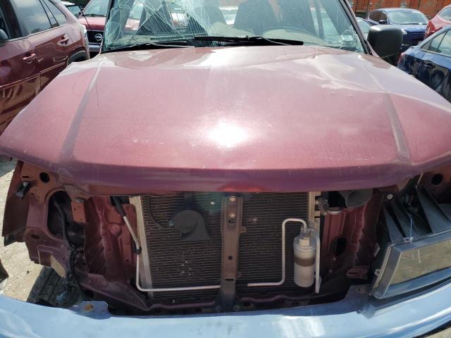 1GCDS19E678114631 - 2007 CHEVROLET COLORADO BURGUNDY photo 11