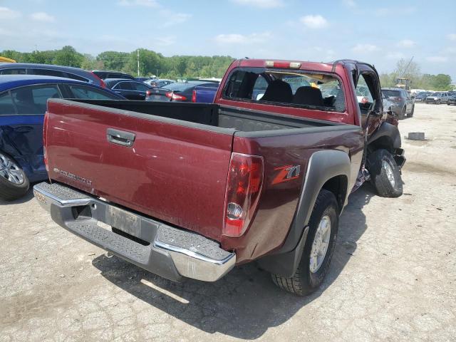 1GCDS19E678114631 - 2007 CHEVROLET COLORADO BURGUNDY photo 3